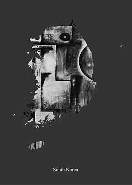 South Korea BW Map