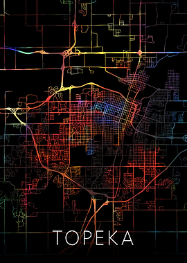 Topeka Kansas Watercolor