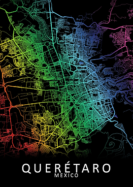 Queretaro Mexico City Map