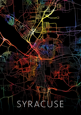 Syracuse New York City Map