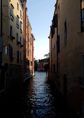 Sunset on a Venice Channel