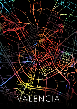 Valencia Spain Watercolor