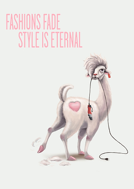 Llama Lucy Fashions fade