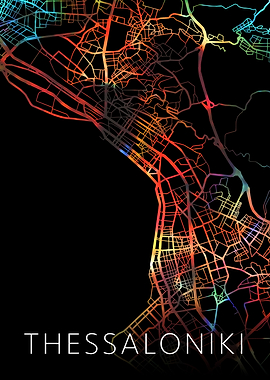 Thessaloniki Greece Map