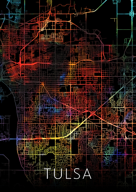 Tulsa Oklahoma Watercolor