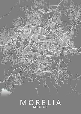 Morelia Mexico City Map