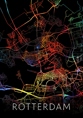 Rotterdam Netherlands Map