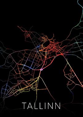 Tallinn Estonia Watercolor