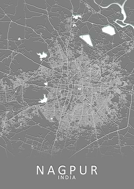 Nagpur India City Map