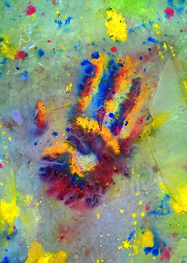Colored Hand