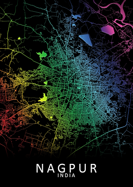 Nagpur India City Map
