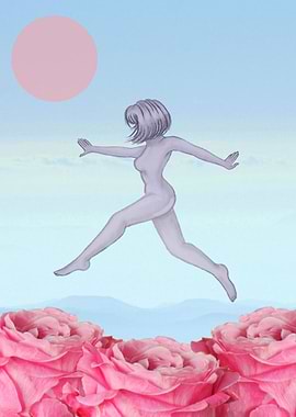 spring roses wall art