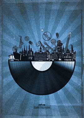 amsterdam skyline vinyl 2