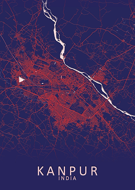 Kanpur India City Map