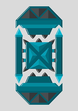 Floating Spiky Square