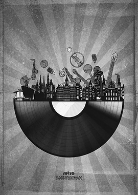 amsterdam skyline vinyl 3