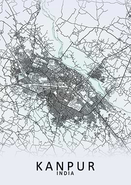 Kanpur India City Map