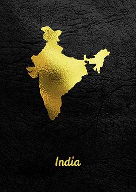 Golden Map Art India
