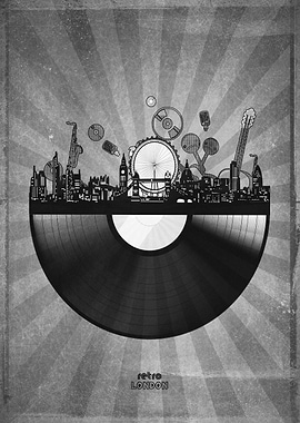 london skyline vinyl 3