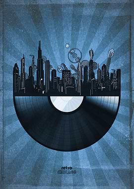 chicago skyline vinyl 2