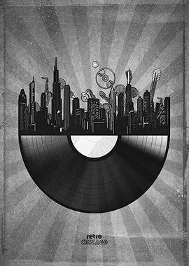 chicago skyline vinyl 3