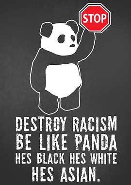 Panda against Racism