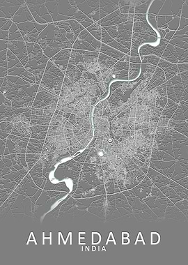 Ahmedabad India City Map