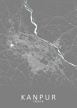 Kanpur India City Map