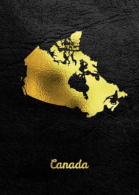 Golden Map Art Canada