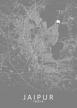 Jaipur India City Map