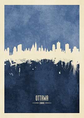 Ottawa Canada Skyline