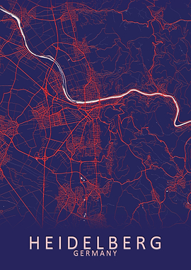 Heidelberg Germany Map