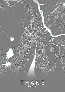 Thane India City Map