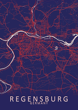 Regensburg Germany Map