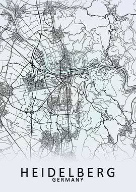 Heidelberg Germany Map