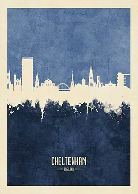 Cheltenham England Skyline