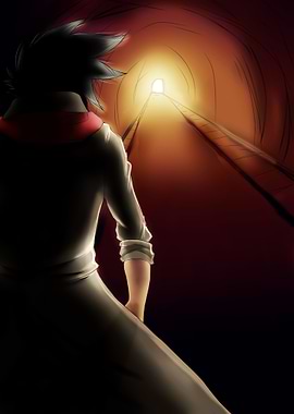Rentaro in tunnel