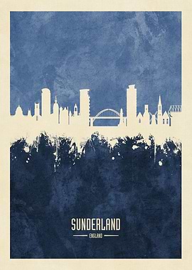 Sunderland England Skyline