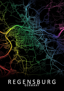 Regensburg Germany Map