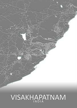 Visakhapatnam India Map