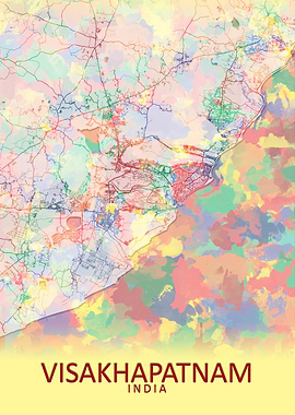 Visakhapatnam India Map