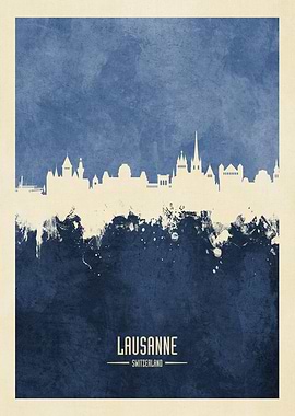 Lausanne Skyline