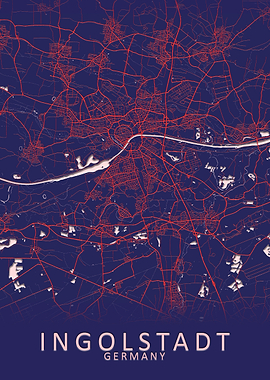 Ingolstadt Germany Map