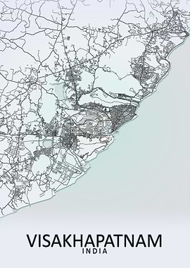 Visakhapatnam India Map