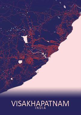 Visakhapatnam India Map