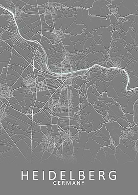 Heidelberg Germany Map
