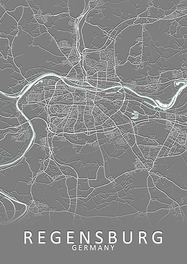 Regensburg Germany Map