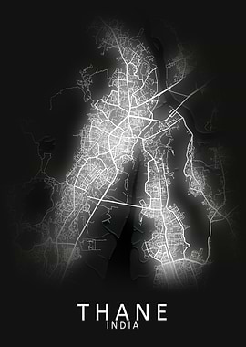Thane India City Map