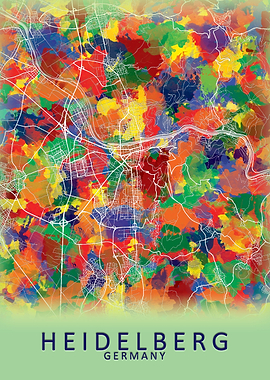 Heidelberg Germany Map