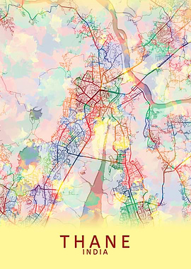 Thane India City Map